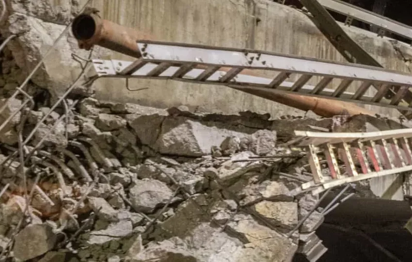  Teto de supermercado desaba e deixa 2 pessoas feridas em SP