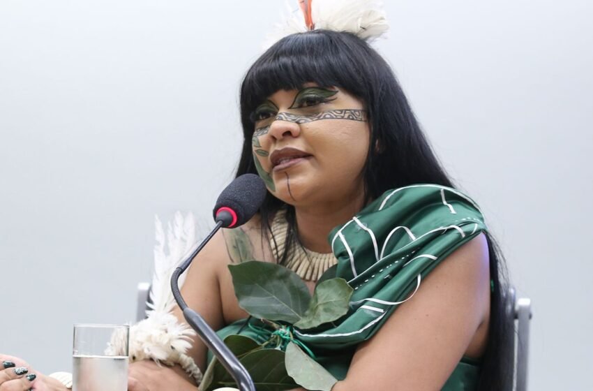  Célia Xakriabá denuncia ao STF violência policial durante marcha
