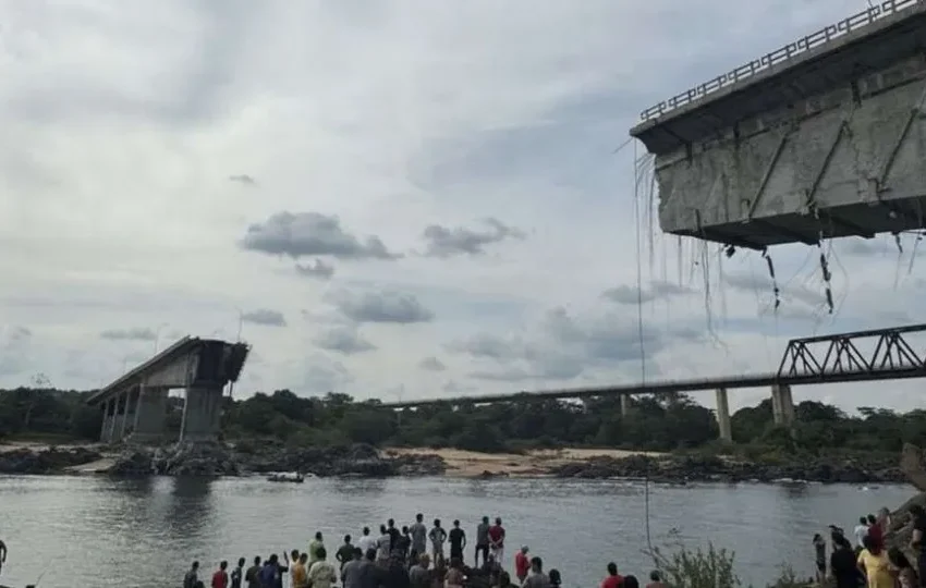  Sobe para 12 total de mortos após queda de ponte