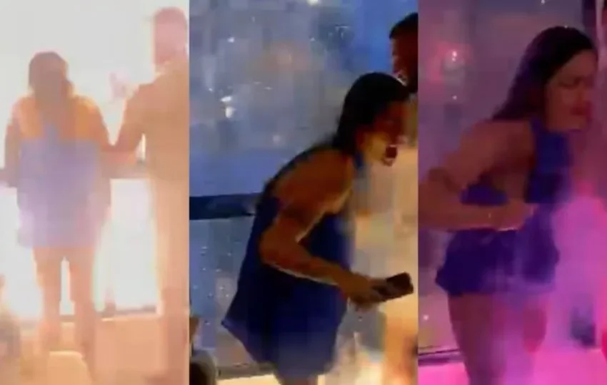  Mulher é atingida em apartamento por foguete de festa de Réveillon em SC