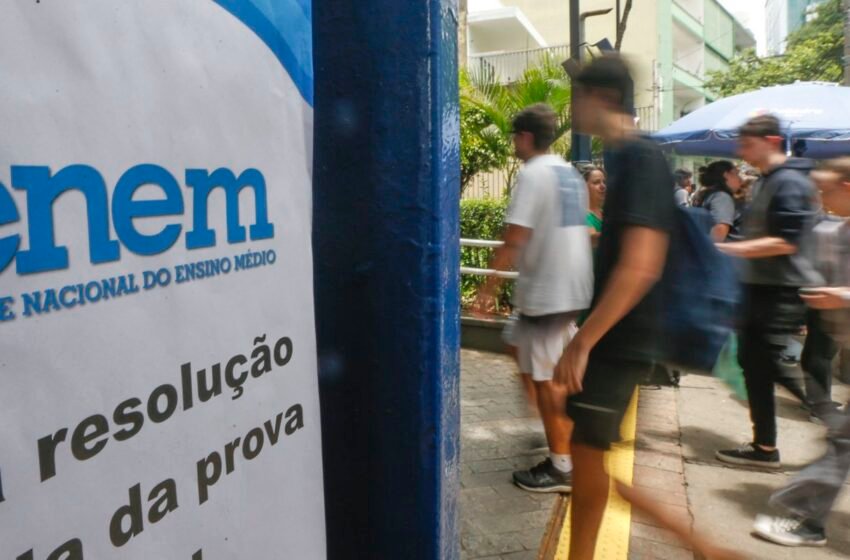  Prazo para pedir isenção da inscrição no Enem começa nesta segunda