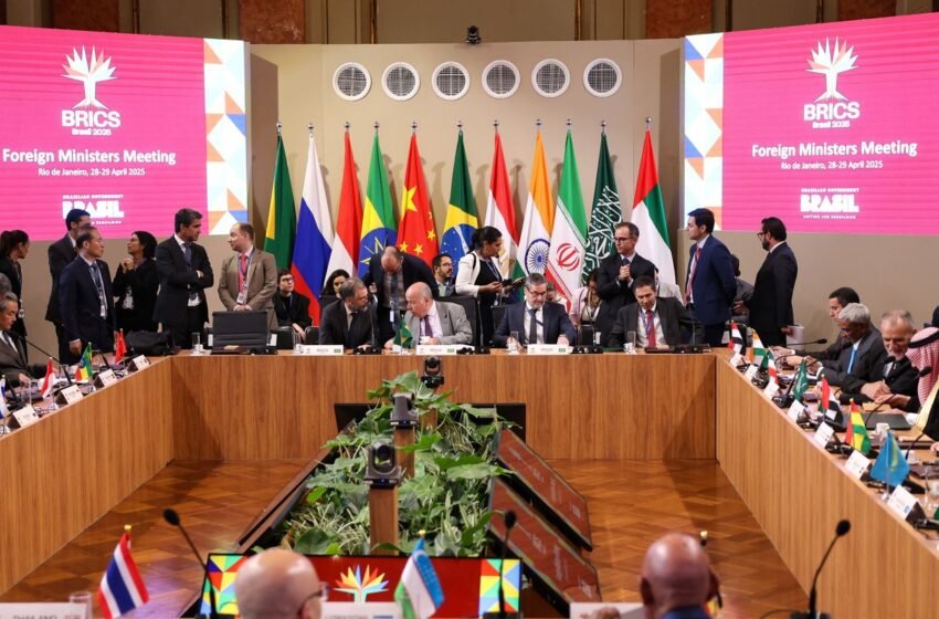  Chanceler ressalta consenso do Brics contra protecionismo comercial