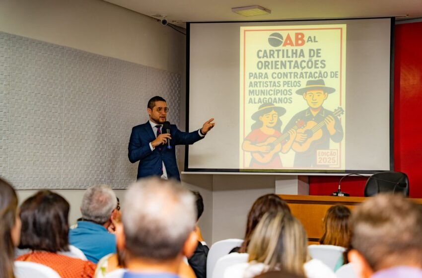  Órgãos de controle e OAB lançam cartilha com orientações para contratação de artistas pelos municípios alagoanos na AMA