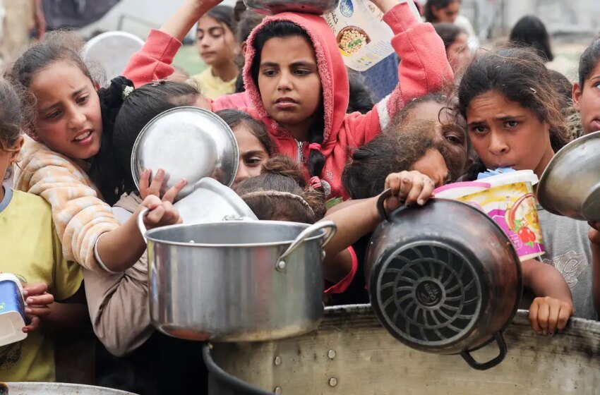 Entidades denunciam redução da distribuição de alimentos em Gaza