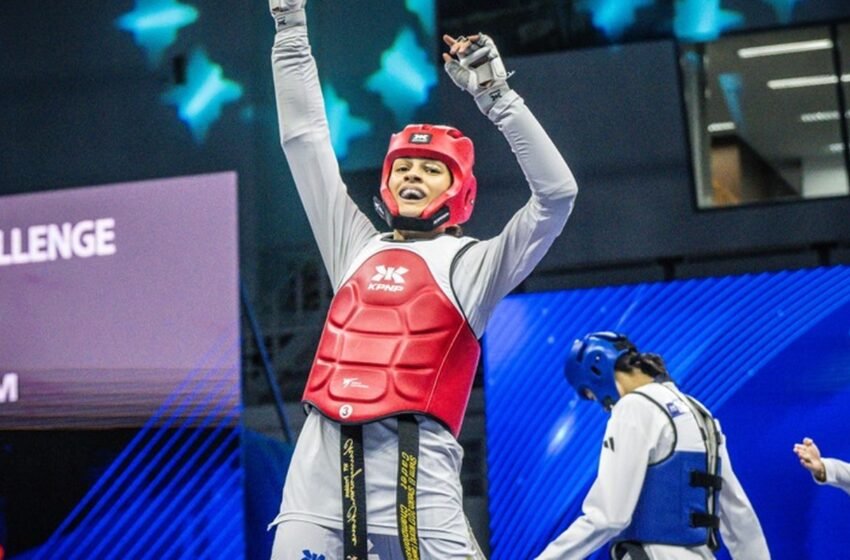  Maria Clara Pacheco é campeã mundial de taekwondo na China