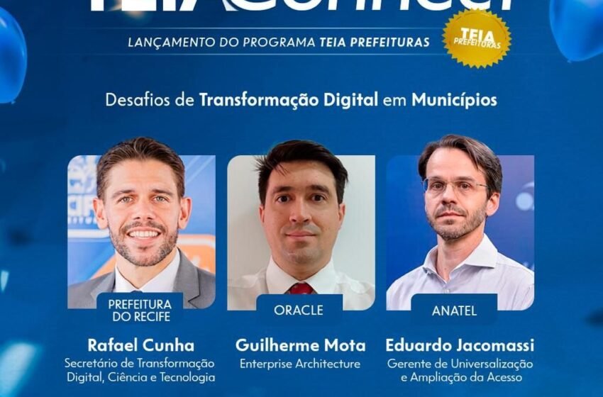  Painel debate desafios da transformação digital nos municípios durante edição especial do TEIA Connect – AMA