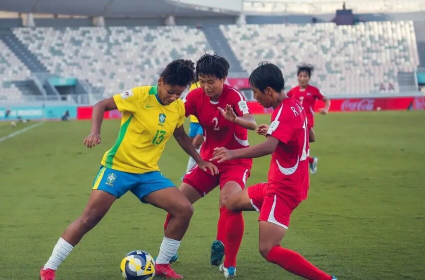  Mundial Sub-17 Feminino: Brasil luta, mas perde para Coreia do Norte