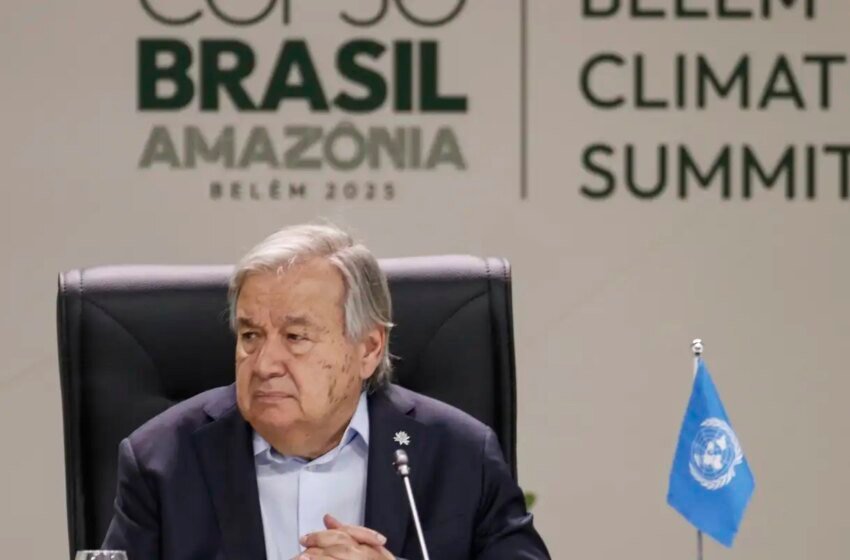  Guterres apela por transição energética justa e cobra resultado da COP