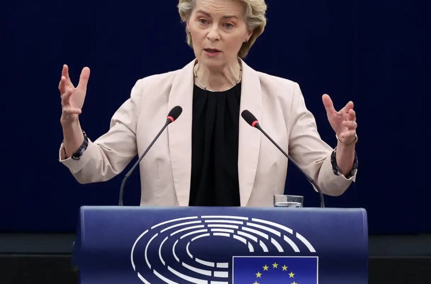  Von der Leyen confia que maioria na UE apoiará acordo com Mercosul
