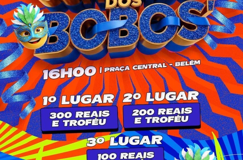  Com tradicional concurso dos bobos e bloquinhos, prefeitura de Belém anuncia carnaval – AMA