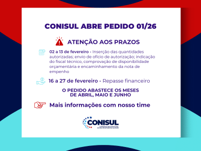  Conisul abre o primeiro pedido de 2026 – AMA