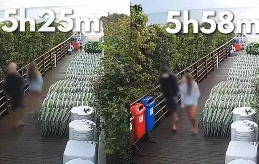  Veja jovem voltando para casa após agredir cão Orelha