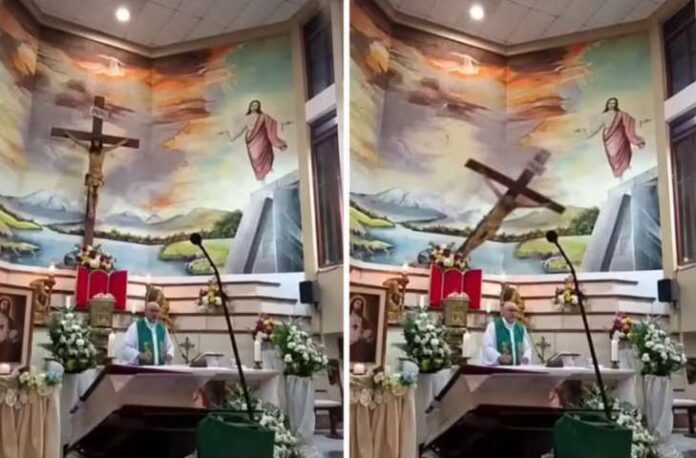 Padre morre após cruz cair sobre sua cabeça