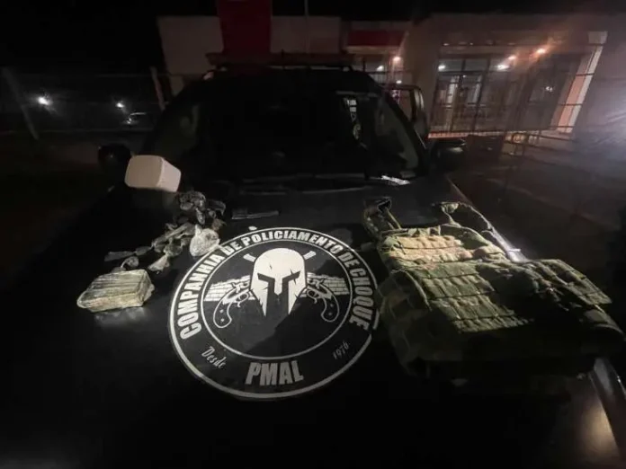 Protetor das Divisas prende dois suspeitos por tráfico em Coruripe