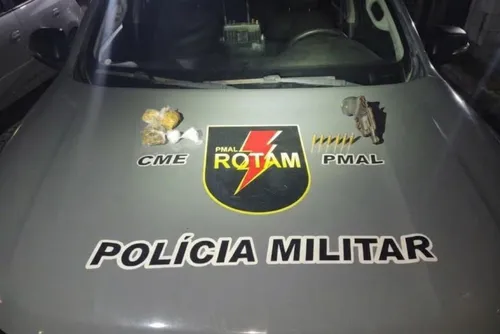 Rotam apreende revólver e drogas após troca de tiros na Vila Emater