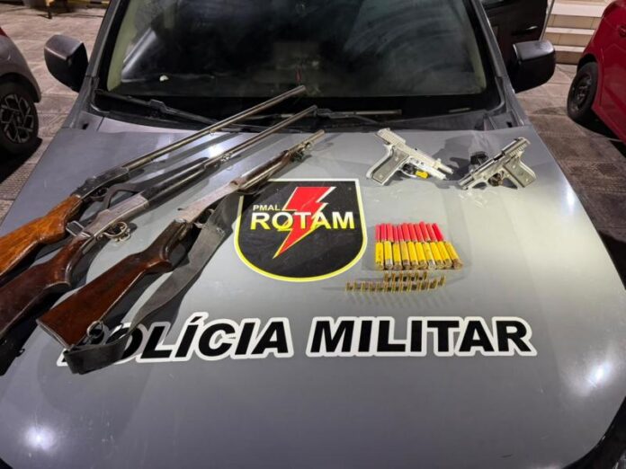 Rotam prende homem e apreende cinco armas de fogo em Anadia