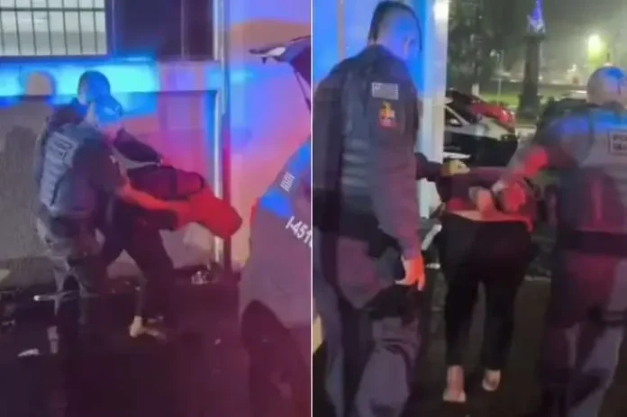 Vídeo mostra PMs resgatando menina sequestrada pelo pai após pedido de socorro